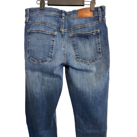 NWT Tommy Hilfiger 32X30 Mens Straight Fit Blue Denim Jeans - Picture 8 of 16
